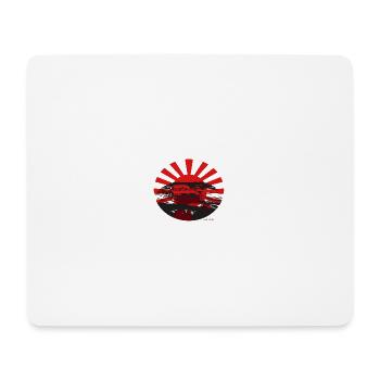 RX8 driftet in der Sonne Großbritannien - Mousepad (Querformat) - Weiß - Vorne
