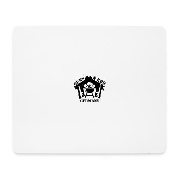 Guns & BBQ Germany 2 - Mousepad (Querformat) - Weiß - Vorne