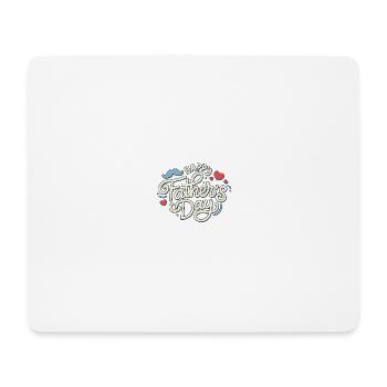 Fathers day - Tapis de souris (format paysage) - blanc - Devant