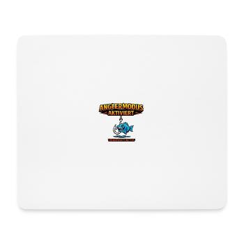 Anglermodus Aktiviert - Mousepad (Querformat) - Weiß - Vorne