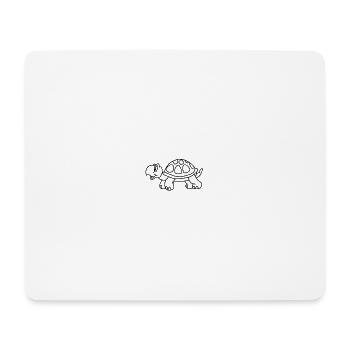 Schildkröte - Mousepad (Querformat) - Weiß - Vorne