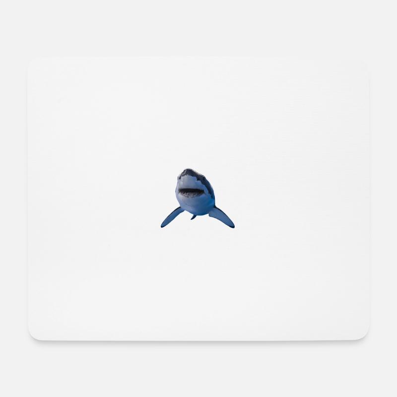 Great white shark - Mouse Pad (horizontal) - white
