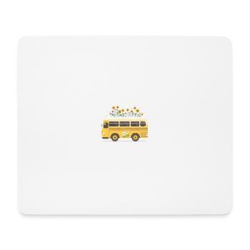 Charmant voyage en bus 5 - Tapis de souris (format paysage) - blanc - Devant