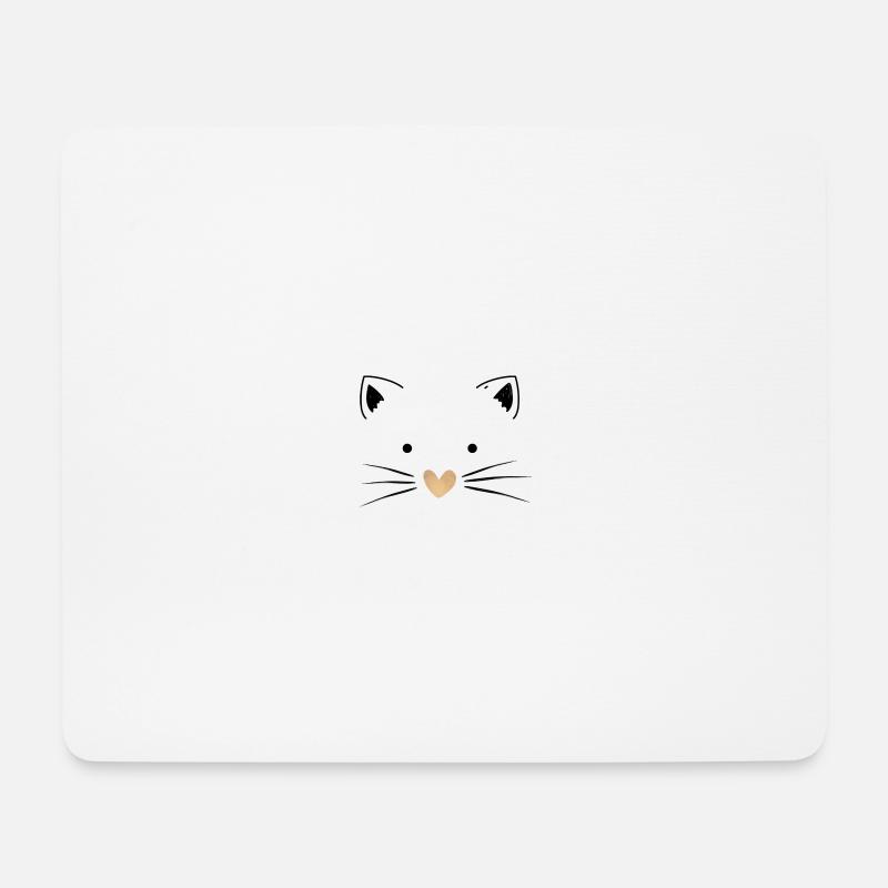 Meine süße Katze - Mousepad (Querformat) - Weiß