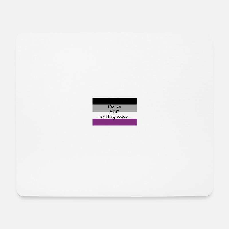 ASS - Mousepad (Querformat) - Weiß