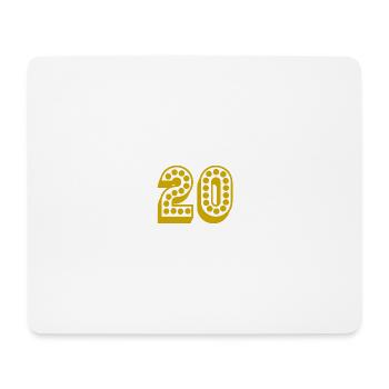 ALLES GUTE ZUM GEBURTSTAG. ALLES GUTE ZUM GEBURTSTAG. JAHRESTAG. - Mousepad (Querformat) - Weiß - Vorne