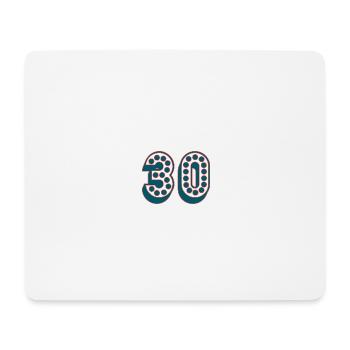 HAPPY BIRTHDAY. JOYEUX ANNIVERSAIRE. ANNIVERSAIRE. - Tapis de souris (format paysage) - blanc - Devant
