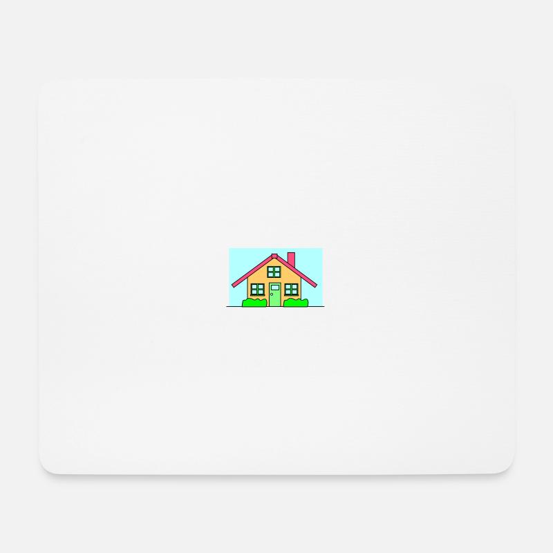 Kleines Haus - Mousepad (Querformat) - Weiß