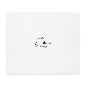 Berlin Kontur - Mousepad (Querformat) - Weiß - Vorne