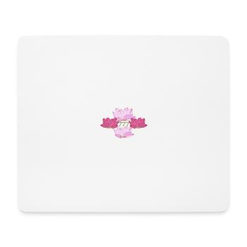 Spiritual Lotus 777 Angel number - Mouse Pad (horizontal) - white - Front