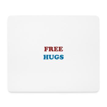 FREE HUGS - Mouse Pad (horizontal) - white - Front
