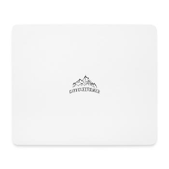Gipfel II - Mousepad (Querformat) - Weiß - Vorne
