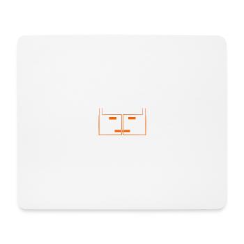 Gesichts-Werkzeug - Mousepad (Querformat) - Weiß - Vorne
