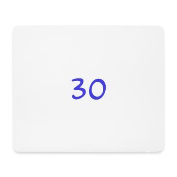 JAHRESTAG. ALLES GUTE ZUM GEBURTSTAG. ALLES GUTE ZUM GEBURTSTAG. - Mousepad (Querformat) - Weiß - Vorne