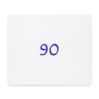 90. 90 JAHRE. 90-JÄHRIGES JUBILÄUM. 90-JÄHRIGES JUBILÄUM. - Mousepad (Querformat) - Weiß - Vorne