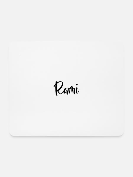 Vorname Rami - Mousepad (Querformat) - Weiß