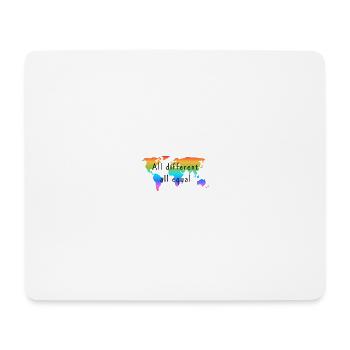 all different all equal. Love is Love. - Mouse Pad (horizontal) - white - Front