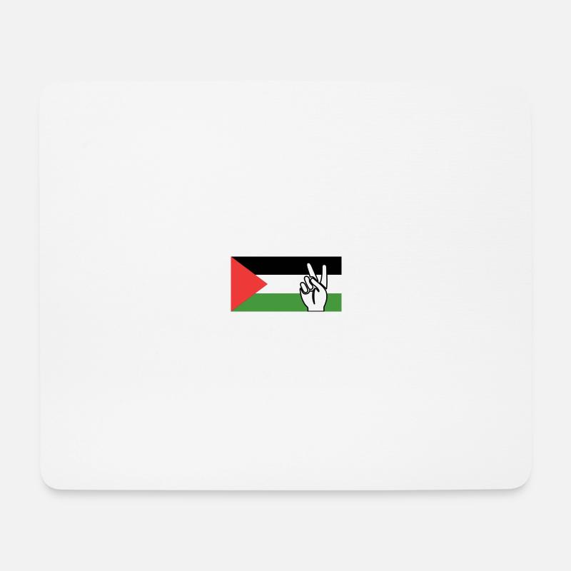 Palästina-Frieden - Mousepad (Querformat) - Weiß