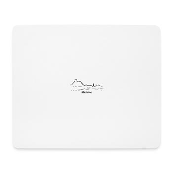 auxerre - Tapis de souris (format paysage) - blanc - Devant