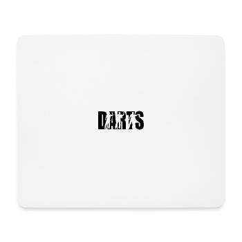 Darts Sports Fun - Mouse Pad (horizontal) - white - Front