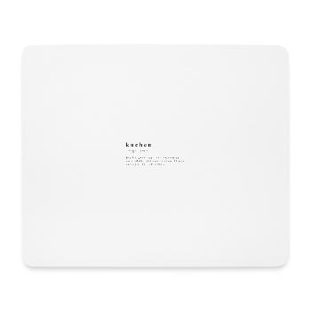 Humorous definition of cooking - Mouse Pad (horizontal) - white - Front