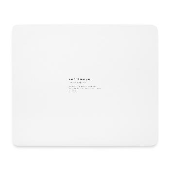 Aufräumen, Verb Definition - das kreative Chaos - Mousepad (Querformat) - Weiß - Vorne