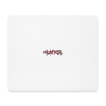 heavymetal writing - Mouse Pad (horizontal) - white - Front