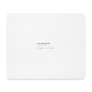 Entspannen - Verb - Definition - Mousepad (Querformat) - Weiß - Vorne