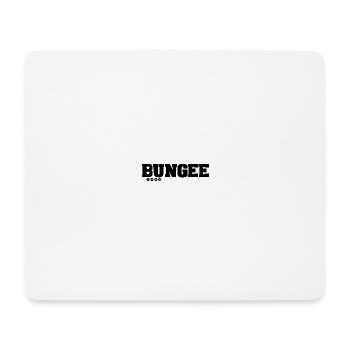 Bungee Logo schwarz Redpoint - Mousepad (Querformat) - Weiß - Vorne
