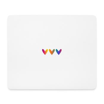 VALENTINE'S DAY. Bachelorette party. I LOVE YOU. I LOVE YOU. LOVE - Mouse Pad (horizontal) - white - Front