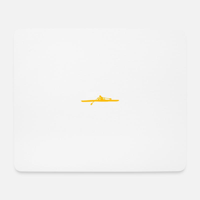 Ruderer - Mousepad (Querformat) - Weiß