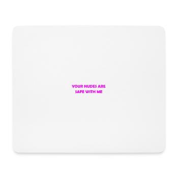 Deine Geheimnisse, mein Schweigen - Mousepad (Querformat) - Weiß - Vorne
