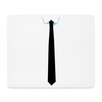 tie - Mouse Pad (horizontal) - white - Front