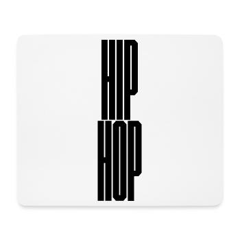 Hip Hop bold logo design  - Mouse Pad (horizontal) - white - Front
