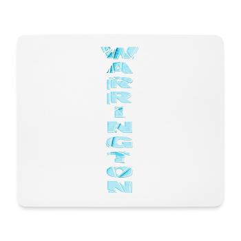 Warrington England UK City Font Skyline Home - Mouse Pad (horizontal) - white - Front