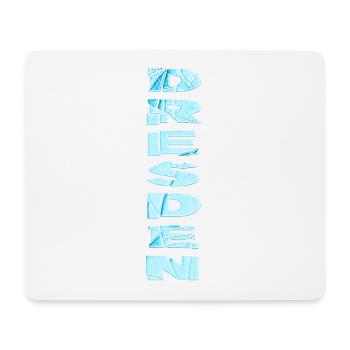 Dresden Germany City Font Skyline Home - Mouse Pad (horizontal) - white - Front