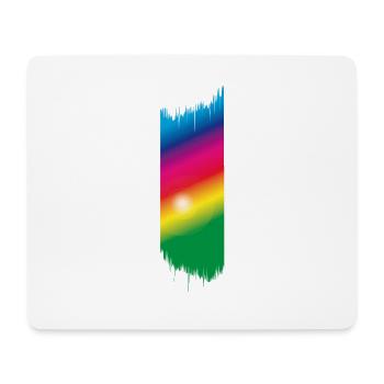 Farbspektrum - Rainbow - Mousepad (Querformat) - Weiß - Vorne