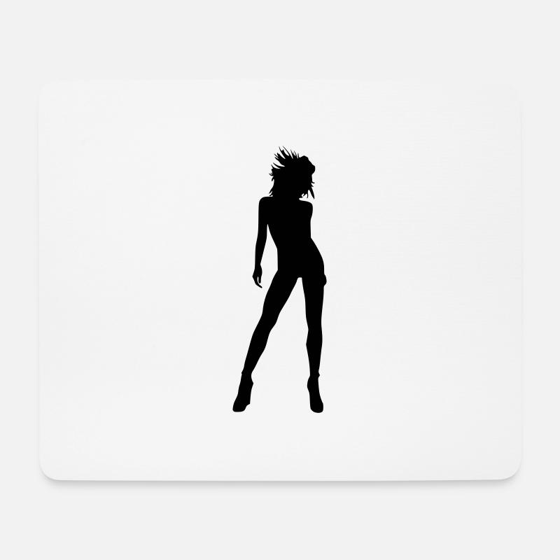 tänzerin - Mousepad (Querformat) - Weiß