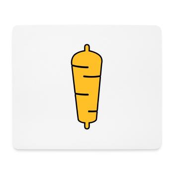 kebab - Tapis de souris (format paysage) - blanc - Devant