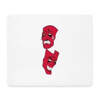 MASKS Color Changeable - Mouse Pad (horizontal) - white - Front