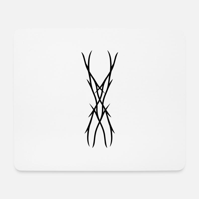 Tribal Tattoo - Mousepad (Querformat) - Weiß