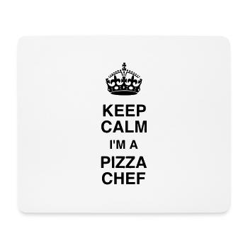 pizza / pizzaiolo / chef / italie / pizzaiola - Tapis de souris (format paysage) - blanc - Devant