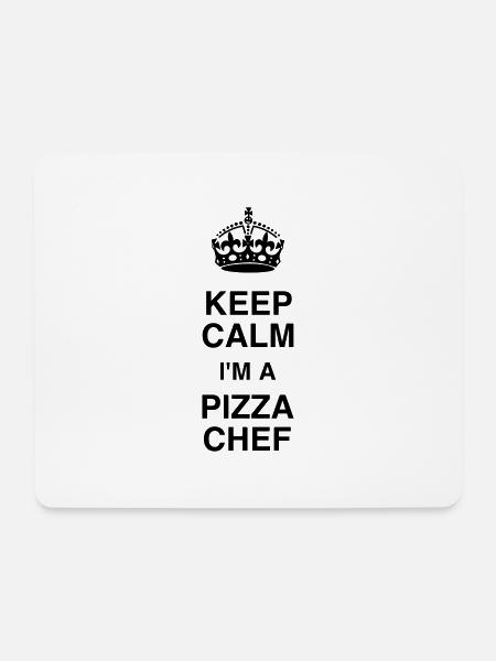 Pizza / pizzaiolo / Italien / Burger - Mousepad (Querformat) - Weiß