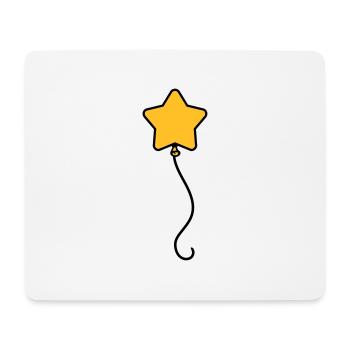 Flying star Balloon - Mouse Pad (horizontal) - white - Front