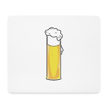 T-Shirt Kölsch Verre à bière Kölschglas Rhénanie Cologne - Tapis de souris (format paysage) - blanc - Devant