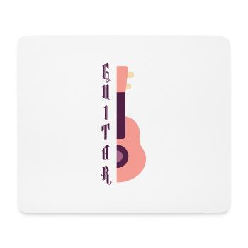 Guitar - Tapis de souris (format paysage) - blanc - Devant