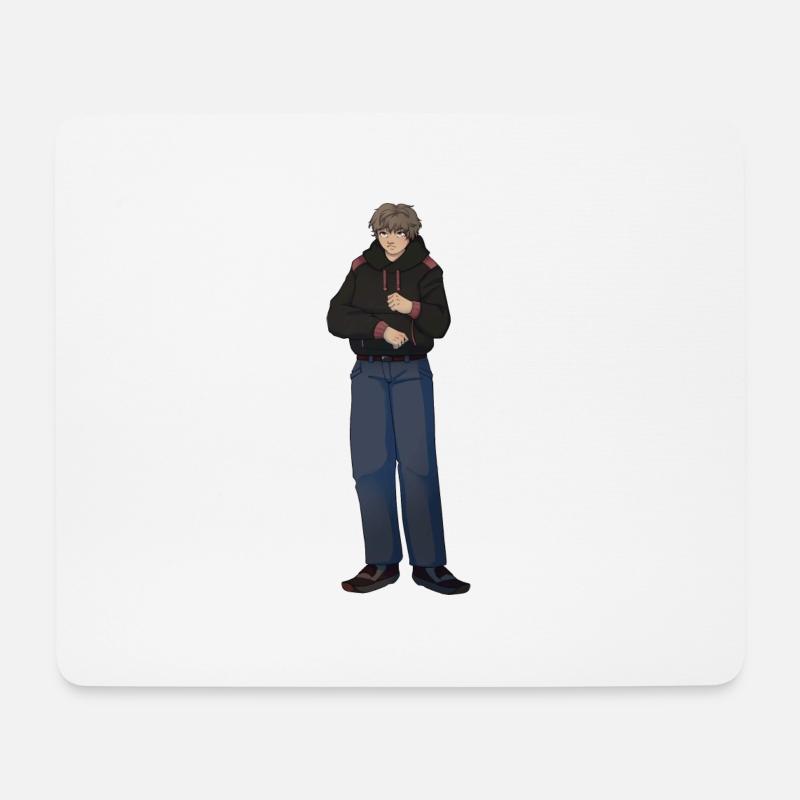 Oliver - Mousepad (Querformat) - Weiß
