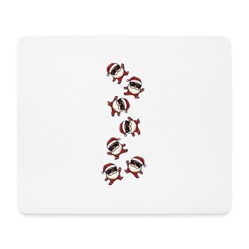 Santa Claus Party Funny - Mouse Pad (horizontal) - white - Front
