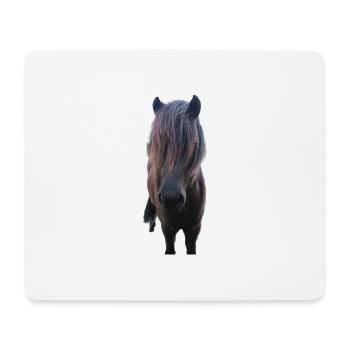Pferde T-shirt Geschenk Reiter  - Mousepad (Querformat) - Weiß - Vorne