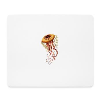 Qualle - Mousepad (Querformat) - Weiß - Vorne